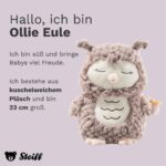 Steiff Kuscheltier Ollie Eule, Süßes Stofftier, Jungen, Mädchen & Babys ab 0 Monaten, Friends, PlüschtieBeige – Bild 6